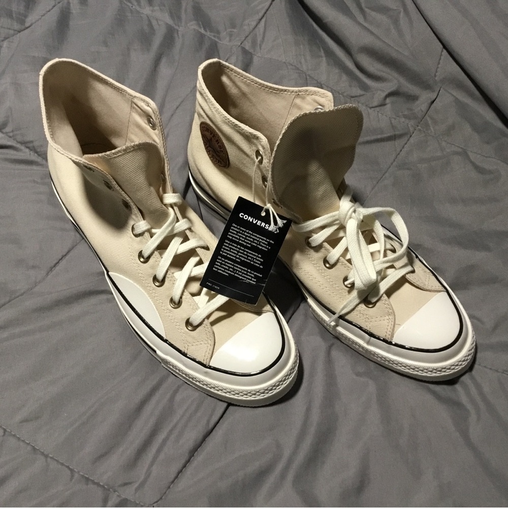 Converse  NEW Chuck Taylor High-Top Sneakers in Off-White